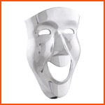 Alterego deco voorwerpen - SMILE wandmasker